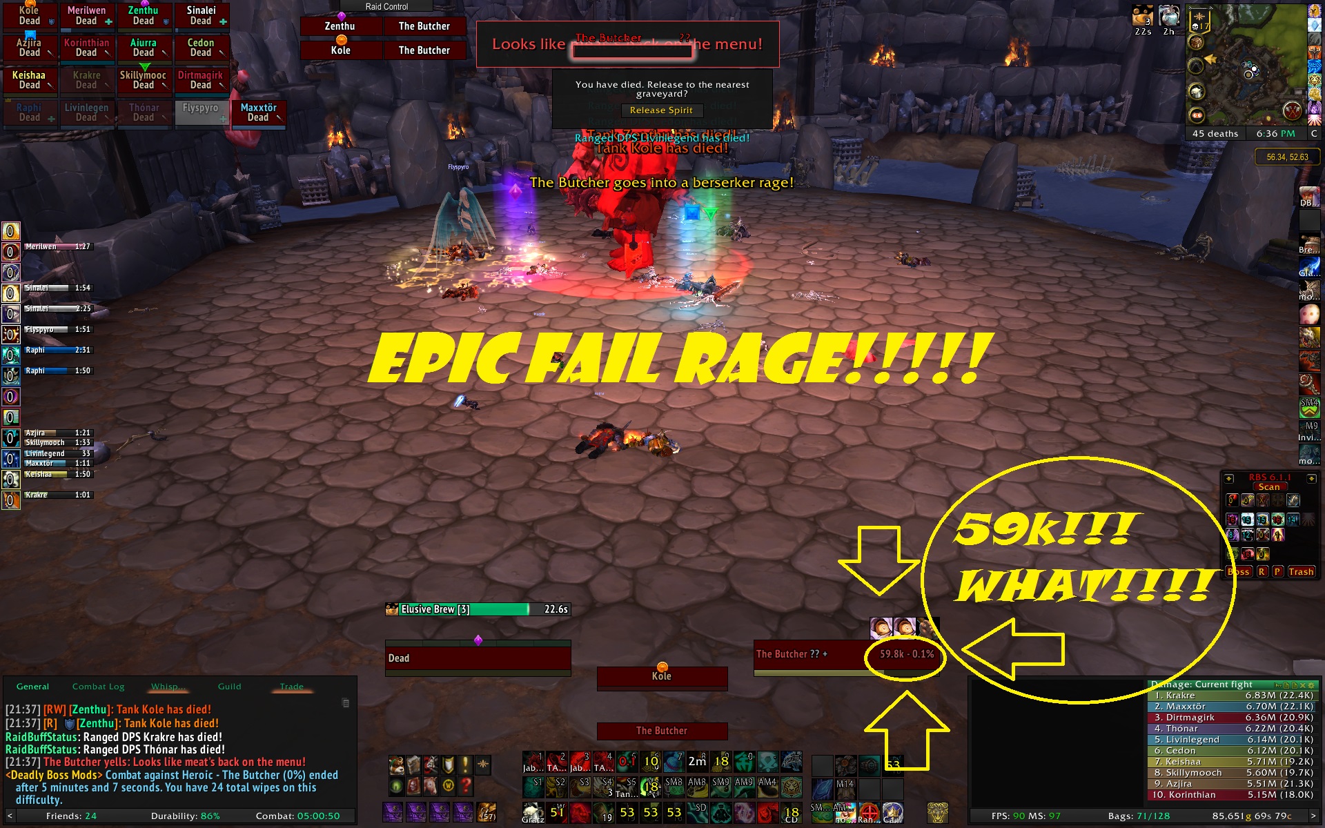Butcher wipe