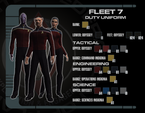 7th Fleet Duty Uniform